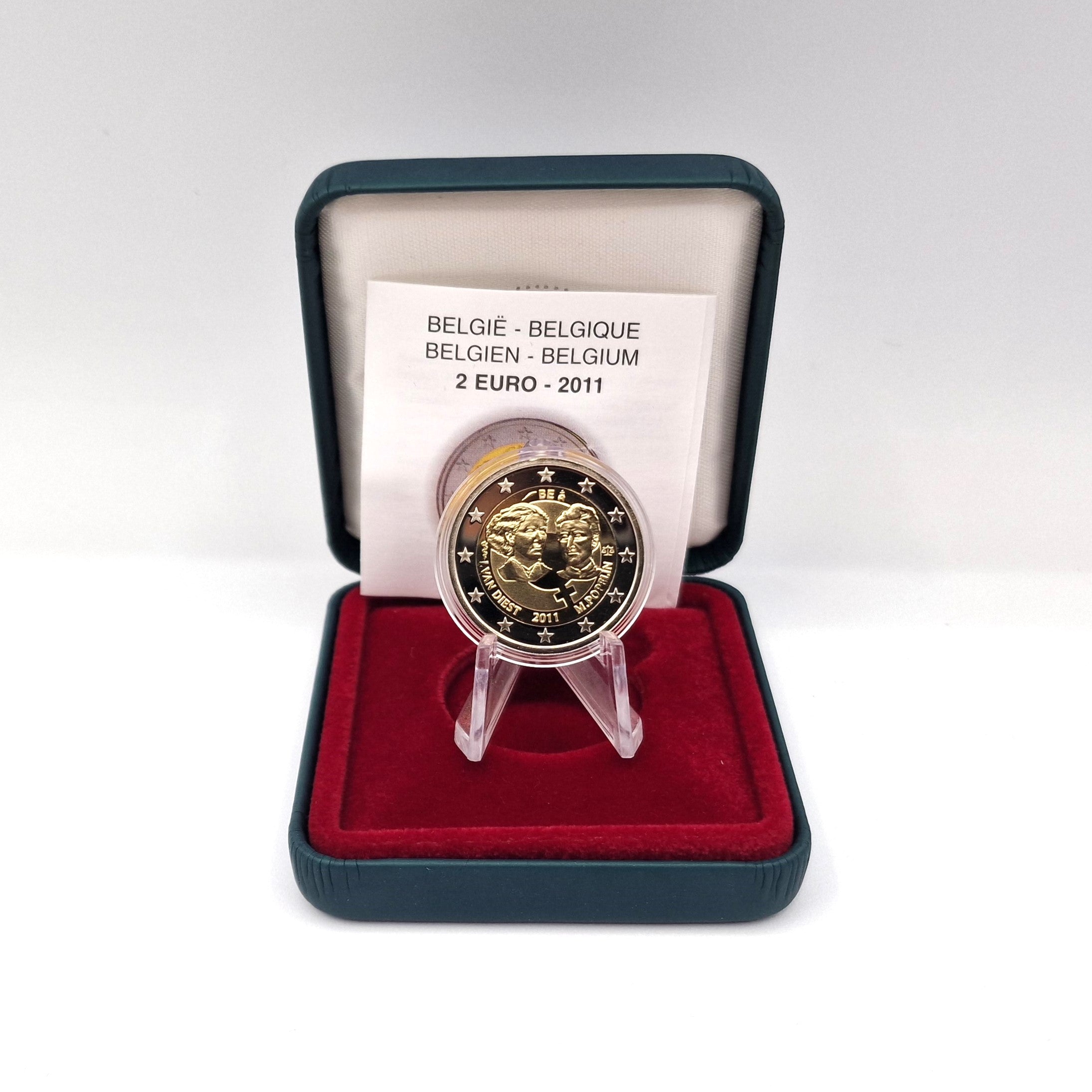 2011 Dia Internacional da Mulher - 2€ Bélgica Proof